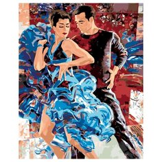 Испанские танцы Раскраска по номерам на холсте Живопись по номерам RO36 40х50