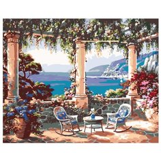 Вид на морские дали Раскраска картина по номерам на холсте KTMK-821961 40х50