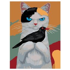 Друзья Раскраска картина по номерам на холсте A300 30х40