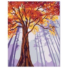 Золотая крона Раскраска по номерам на холсте Живопись по номерам RA186 40х50