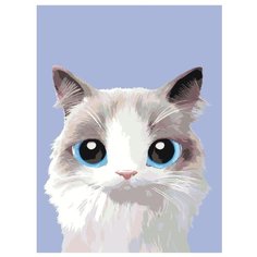 Синеглазик Раскраска по номерам на холсте Живопись по номерам A517 30х40