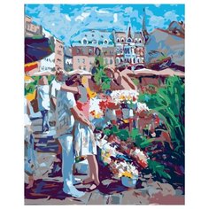 Встреча Раскраска картина по номерам на холсте LV09 40х50