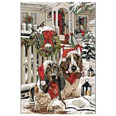 Накануне Рождества Раскраска картина по номерам на холсте A190 40х60