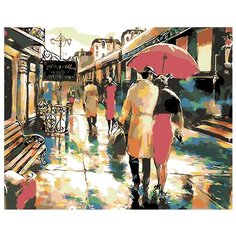 Посадка на поезд Раскраска картина по номерам на холсте BH13 40х50