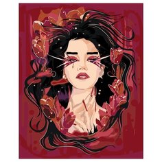 Лучистый взгляд Раскраска по номерам на холсте Живопись по номерам PA86 40х50