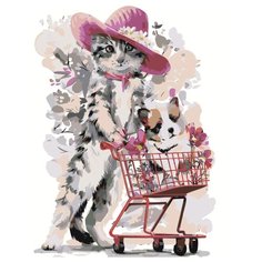 За покупками Раскраска по номерам на холсте Живопись по номерам Z-AB63 40х50