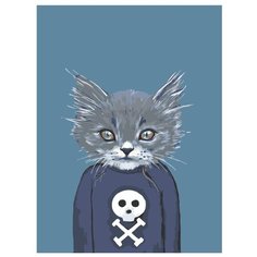 Свитер с черепами Раскраска картина по номерам на холсте A345 30х40