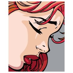 Задумчивость Раскраска картина по номерам на холсте PA30 40х50