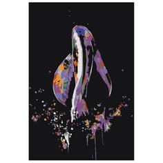 Девушка в тени Раскраска картина по номерам на холсте RO164 40х60