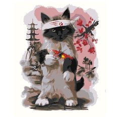 Суши Раскраска по номерам на холсте Живопись по номерам Z-AB8 40х50