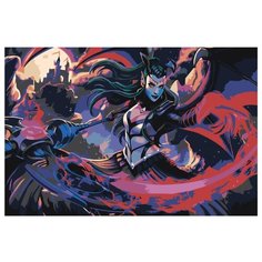 Волшебница Раскраска картина по номерам на холсте Z-AB363 40х60