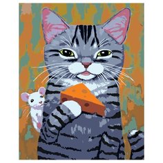 Кусочек сыра Раскраска по номерам на холсте Живопись по номерам A319 40х50