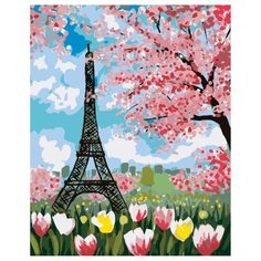 Каникулы в Париже Раскраска по номерам на холсте Живопись по номерам RA193 40х50