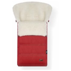 Конверт зимний меховой Nuovita Alpino Lux Bianco (Rosso/Красный)