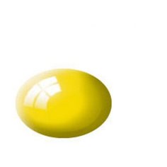 Краски для моделизма, акриловая, желтая глянцевая Revell