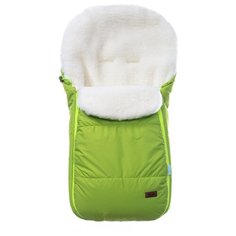 Конверт зимний меховой Nuovita Siberia Bianco (Verde chiaro/Салатовый)