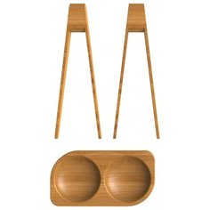 Набор из 2 палочек для суши и соусницы Pebbly, NBA046