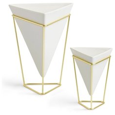 Декор Настольный Umbra Trigg Белый-Латунь