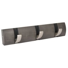 Вешалка Настенная Горизонтальная Umbra Flip 3 Крючка Дерево/Никель