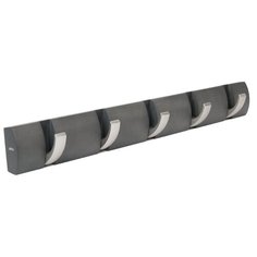 Вешалка Настенная Горизонтальная Umbra Flip 5 Крючков Дерево/Никель
