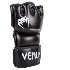 Перчатки для смешанных боевых искусств VENUM IMPACT - ЧЕРНЫЙ, L/XL