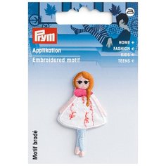 Термоаппликация Кукла, рыжий волос 50*30мм, 100% полиэстер, Prym, 924292 Prym 924292