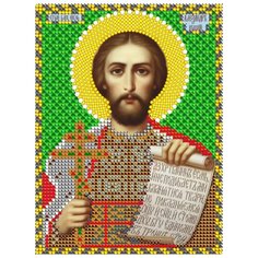 Алмазная мозаика 14,3*19,3см«Св.Александр» Diamant