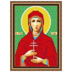 Алмазная мозаика 14,3*19,3см«Св.Мца Юлия» Diamant