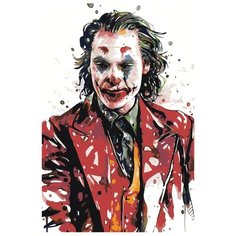 Джокер портрет Раскраска картина по номерам на холсте RA330 40х60
