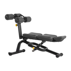 Скамья для пресса регулируемая (ЧЕРНЫЙ) BRONZE GYM H-034A