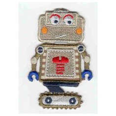 Термоаппликация HKM Робот, 1 шт 7 х 4 см