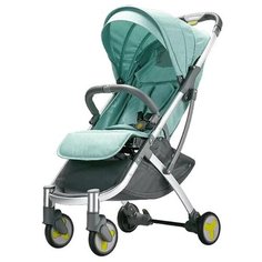 Прогулочная коляска Xiaomi Bebehoo Start Lightweight Four-wheeled Stroller, green