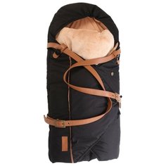 Детский утепленный конверт-трансформер Sleepbag Mini Black/Brown