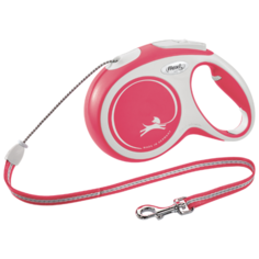 Поводок-рулетка Flexi New Comfort cord M 8m 20kg red