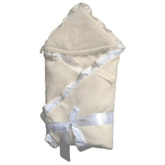 Одеяло на выписку Labeillebaby "Малютка" велюр (бежевый) Labeille