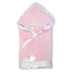 Одеяло на выписку Labeillebaby "Малютка" велюр (розовый) Labeille