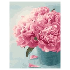 Картина по номерам Paintboy PK 22066 (GX27647) Нежные пионы 40x50см