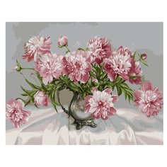 Картина по номерам RADUGA VA-1494 Розовые пионы 40х50см