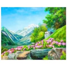 Картина по номерам New World "Горы", 40х50 см