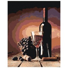Полусладское вино Раскраска картина по номерам на холсте AAAA-RS022 40х50