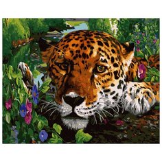 Картина по номерам ВанГогВоМне ZX 23701 Пятнистый хищник на отдыхе 40х50 см