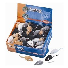 NOBBY Игрушка для кошек МЫШКА МЕХОВАЯ дисплей 140 шт