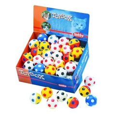 NOBBY Игрушка для кошек МЯЧ ФУТБОЛЬНЫЙ набор из 48шт