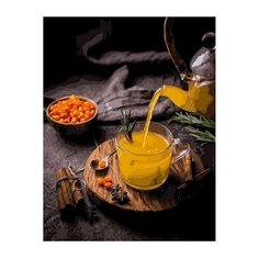 Картина по номерам Paintboy 36059 Облепиховый чай 40х50см