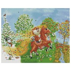 Алмазная мозаика APK 76001 На коне (Долотов Алексей) 40х50см Paintboy