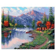 Картина по номерам Paintboy 68090 Домик охотника 40x50см