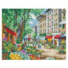 Алмазная мозаика Белоснежка 301-ST-S Цветочная улица