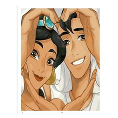 Картина на номерам Алладин и Жасмин Paintboy