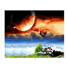 Картина по номерам Затмение Paintboy