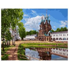 Картина по номерам Paintboy, 27176 Николо-Сольбинский монастырь, холст на подрамнике 40х50см